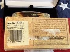 2012 Case xx Sway Back Gent Knife w/ Red Stag Handles (mdl# TBR51117 SS) -NOS in Orig black box