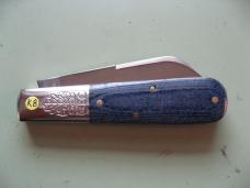 GREAT EASTERN CUTLERY 863125SS DENIM BLUE MICARTA BARLOW