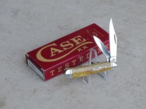 Case Peanut Folding Knife Antique Bone 58201 - New