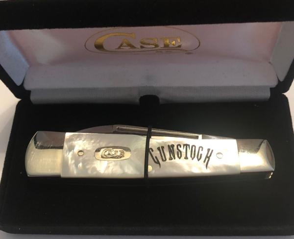 In In Plain Clamshell and Sleeve 2005 Case Large Mother of Pearl Gunstock 