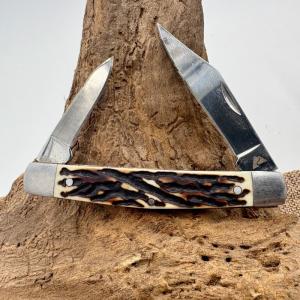 Ozark Trail 2-Blade Traditional Folding Pocket Knife Stagalon Muskrat (36)