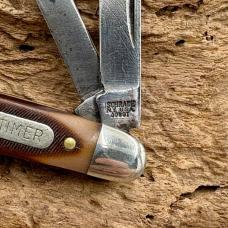 Schrade USA 108OT Sawcut Delrin Handle 3 Blade Pocket Knife Old Timer Junior 130