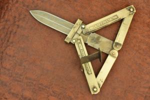 GERMAN PARATROOPER KNIFE BRASS