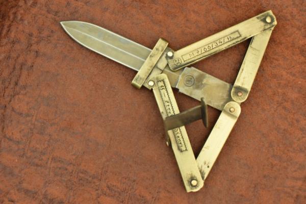 GERMAN PARATROOPER KNIFE BRASS
