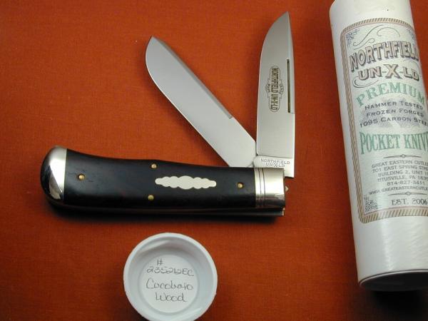 Great Eastern Cutlery GEC 2012 Smooth Cocobolo Wood Pioneer Trapper Knife 1 of 24 USA NMIT 235212EC