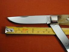 Great Eastern Cutlery GEC 2007 Rams Horn Scout Trapper Knife USA NMIT 73EC 2nd Year Knife