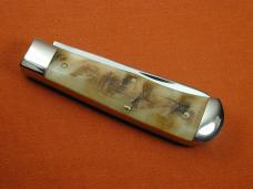 Great Eastern Cutlery GEC 2007 Rams Horn Scout Trapper Knife USA NMIT 73EC 2nd Year Knife