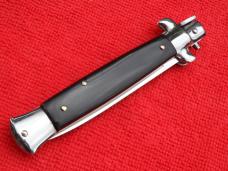  New Beltrame 9"  Italian Stiletto Blackhorn Handles- SS Flat grind Blade