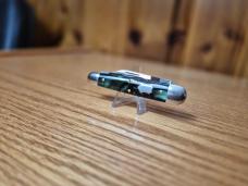 Great Eastern Cutlery 592322 Shaffer Farm Splitback Whittler, Hummingbird Acrylic, NEW/MINT in Tube.