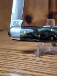 Great Eastern Cutlery 592322 Shaffer Farm Splitback Whittler, Hummingbird Acrylic, NEW/MINT in Tube.