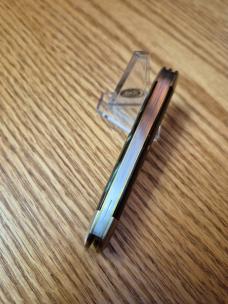 Great Eastern Cutlery 592322 Shaffer Farm Splitback Whittler, Hummingbird Acrylic, NEW/MINT in Tube.