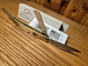 Schrade USA Stockman Ducks Unlimited USA Made by Schrade in 2004 New WBox and papers as shown