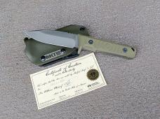 Medford Mizuchi Fixed Blade Knife (Customized) OD Green G-10 20CV Blade - New