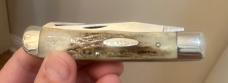 1976 Case XX Razor Edge Stag Trapper. Rare knife that comes from very first set of Case Stags. Mint!