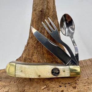 Ocoee River HOBO Folding Knife Fork Spoon Utensil Boy Scouts Camping Tool 93