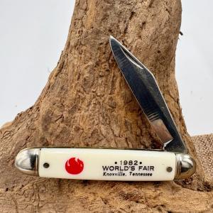 1982 WORLDS FAIR Knoxville Tennessee Pocket Knife 1 Blade Made In USA 131