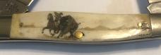 New in Box 2007 Case Bone Stag Stockman Gar Harbour Scrimshaw