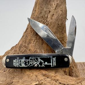 Dick Tracy Rare Vintage Novelty Knife Co Pocket Knife 2 Blade Made In USA 150