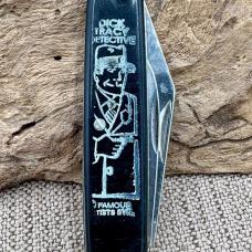 Dick Tracy Rare Vintage Novelty Knife Co Pocket Knife 2 Blade Made In USA (150)