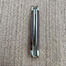 Case XX 2006 Peanut Jigged Brown Delrin Handle Stainless Pocket Knife (162)