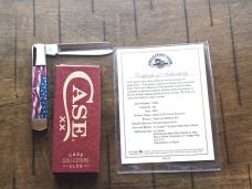 Case Collectors Club 2024 Exclusive 6100RAZ SS Smooth Natural Bone Knife
