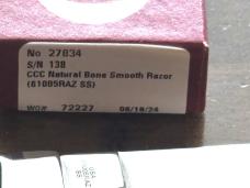 Case Collectors Club 2024 Exclusive 6100RAZ SS Smooth Natural Bone Knife