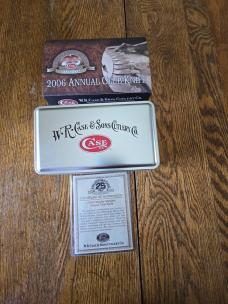 2006 Case Collectors Club Regular Member Annual Club Knife Stag Razor 52005RAZ