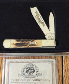 2006 Case Collectors Club Regular Member Annual Club Knife Stag Razor 52005RAZ