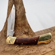 Boy Scout Lock Back Folding Hunter Pocket Knife Single Clip Point Blade (181)