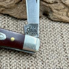Case XX 6233 SS 2 Blade 2002 Stockman Brown Delrin Folding Pocket Knife (190)