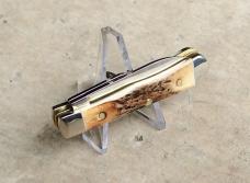 Case Tiny Trapper Folding Pocket Knife Genuine Stag Handle - New