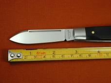 Beaver Falls Cutlery Smooth Ebony Wood Jack Knife from Cooper Cutlery Made in USA EBONY