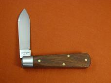 Dollar Knife Co. Franciscan Walnut with Black Shield Jack Knife NMIB from Cooper Cutlery USA FWBLS