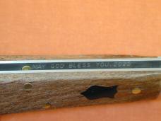 Dollar Knife Co. Franciscan Walnut with Black Shield Jack Knife NMIB from Cooper Cutlery USA FWBLS