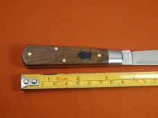 Dollar Knife Co. Franciscan Walnut with Black Shield Jack Knife NMIB from Cooper Cutlery USA FWBLS