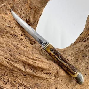 Case XX USA Bird and Trout Stainless Vintage Fixed Blade Stag Hunting Knife 165b