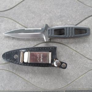 Vintage Kershaw 1006 Amphibian Fixed Blade Boot / Dagger Knife W/Sheath
