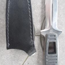 Vintage Kershaw 1006 Amphibian Fixed Blade Boot / Dagger Knife W/Sheath