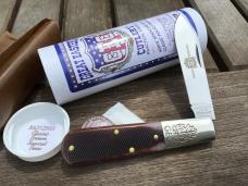Great Eastern Cutlery 862125SS Boomtown Barlow Classic Brown Sawcut Bone