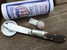 Great Eastern Cutlery 862125SS Boomtown Barlow Classic Brown Sawcut Bone