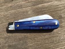 Great Eastern Cutlery 143223 Northfield Gentleman Jack Navy Blue Smooth Bone