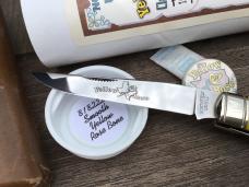 Great Eastern Cutlery 818222 Northfield Texas Rose Coon Skinner Smooth Yellow Rose Bone