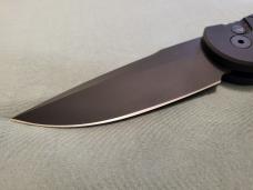 *NIB*Protech TR-3 X1 AUTO "FISH SCALE" OPERATOR TACTICAL BLACK w/ TRITIUM BUTTON