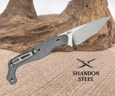 Civivi SOKN Fixed Knife 2.88" Full Tang Nitro V Steel Blade Gray G10 Handle NIB