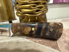 Hand Made Carbon Steel Full Tang Fixed Blade Hunting Knife