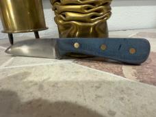 Hand Made Carbon Steel Full Tang Fixed Blade Shop Knife Made from a File