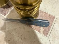 Hand Made Carbon Steel Full Tang Fixed Blade Shop Knife Made from a File