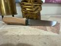 Hand Made Carbon Steel Hidden Tang Camping Utility Knife Made from a File