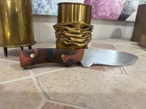 Hand Made Carbon Steel Full Tang Fixed Blade Hunting Knife Large Heavy Duty
