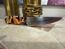 Hand Made Carbon Steel Full Tang Fixed Blade Knife